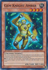 Gem-Knight Amber - HA06-EN033 - Super Rare - 1st Edition